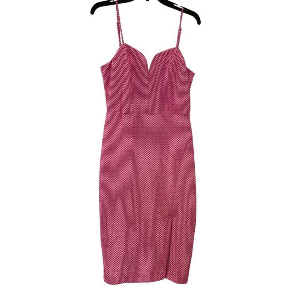 Bisou Bisou Red Polka Dot Midi Dress